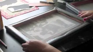Screen Printing Lesson One: Tracing Images Onto Your Screen