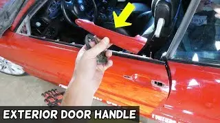 HOW TO REMOVE AND REPLACE EXTERIOR DOOR HANDLE ON BMW E46