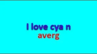 I love cyan 100% (I dont)