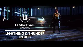 Unreal Engine 5.5: Cinematic Night Lighting with Thunder and Lightning using Ultra Dynamic Sky
