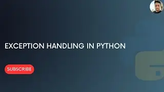 Exceptions in python | Try , Except in python | Python Programming