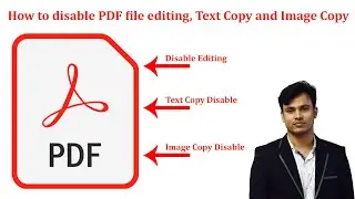 How to disable PDF file editing
