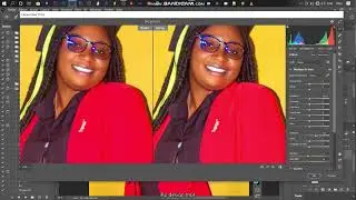retouche photo avec ACTION sous photoshop 2021