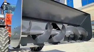 Шнекороторный снегоочиститель для фронтального погрузчика GRANIT