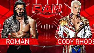 Cody Rhods vs Roman Reigns 🔥 WWE 2k23 Gameplay RAW 