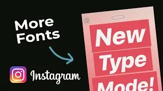 How to add more fonts for ig story 2020