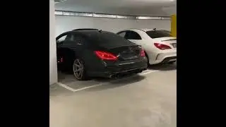 Mercedes CLS AMG BLACK DEVIL, garage exhauste sound