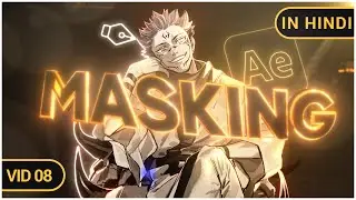 Masking/ Color Key/ Rotobrush in After Effects| VID 08 | #LearnWithOxime #aftereffects
