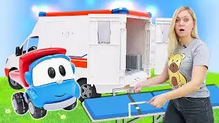 Скорая Помощь из пластилина! Лепка для детей из Плей До и мультики про машинки