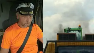 The car the Captain was driving suddenly started to burn [Złomowisko PL]