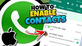 👉 HOW to ENABLE CONTACTS in WHATSAPP in IPHONE 🔥 2024