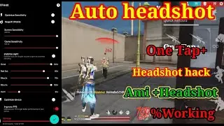 😲Headshot hack for free fire max😲 ।। auto headshot hack app new update ffh4x sensitivity