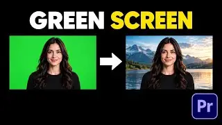 How to Remove a Green Screen in Premiere Pro in UNDER a MINUTE