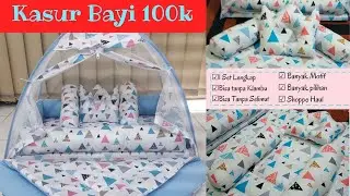 Review Kasur Bayi Newbron Murah  Motif Gemesin banget | Shoppe Haul ( Baby Part 1 )