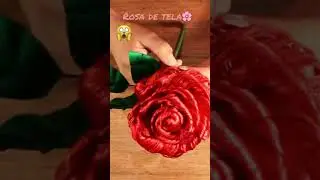 Como hacer una rosa/ 🌹 regalo de corazón