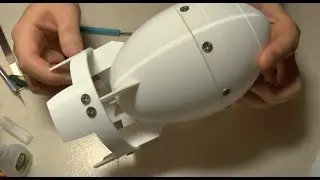 Ядерная бомба из игры Fallout на 3d принтере - nuclear bomb 3D printing