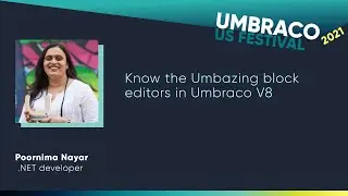 Know the Umbazing block editors in Umbraco V8
