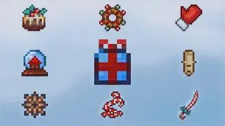 All Christmas Items From Present (Christmas Seasonal Event) - Terraria 1.4.4
