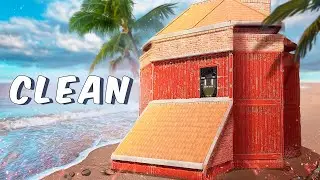 The CLEAN - Solo - Bunker - Cozy&Compact - 24+ Rockets / Rust Base Design
