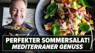 Tomaten-Brot-Salat: Sommerlich, frisch & lecker!