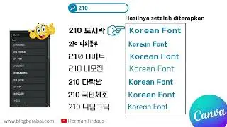 Korean Font Terbaik di Canva untuk Desain dengan Nuansa Korea