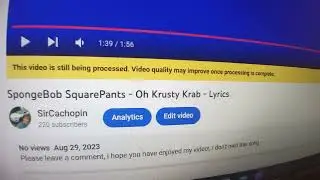 This Video is Still Being Processed