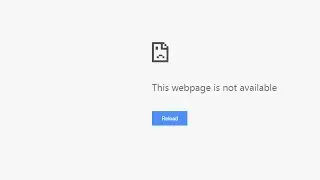 how To fix  Webpage is not available