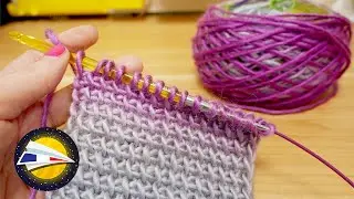 Test crochet tunisien | Crochet KnitPro | Apprendre à crocheter