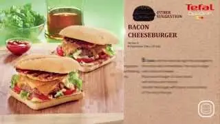 Описание программ Tefal Optigrill программа Бургер / Burger Programme