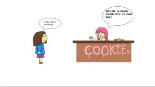 MusicTale AU Comic Dub - Kitty's Cookie Stand