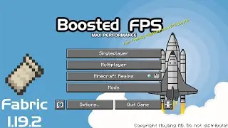 Boosted FPS Modpack Minecraft 1.19.2 (Fabric Performance Mods 1.19.2)