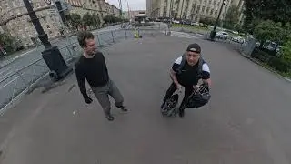 Михаил. Обучение Моноколесу. Осторожно! Присутствует МАТ! Карта глючила поэтому нарезка.