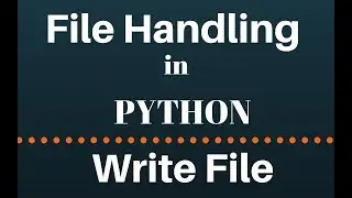 writing data in file using python