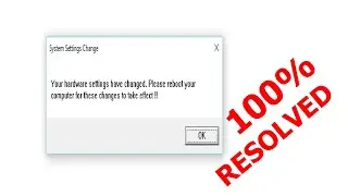 How to fix system settings change error 2025