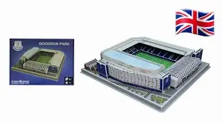 Goodison Park Stadium Liverpool 3D Puzzle by Pro-Lion® - Step by Step