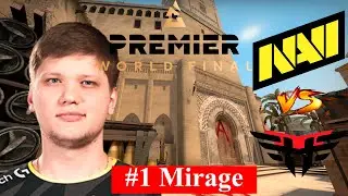 RU NaVi vs Heroic (map 1, MIrage, BO3) Blast Premier World Finals 2021 | CS GO