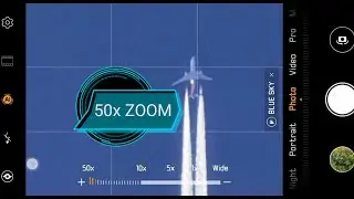Huawei P30 Pro 50x Zoom to an Airplane