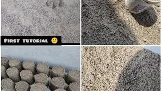 My First Tutorial 🙂 Multistone White Soft Sand and Cement 🤍 Full Tutorial In english 🙃 #tutorial