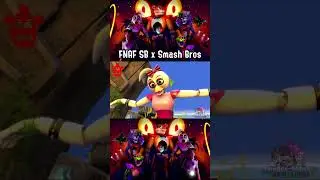FNAF SB X SMASH BROS! #shorts #roxy #smashbros #animation