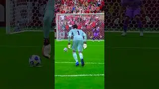Courtois Penalty Kick vs Liverpool
