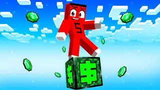 SAMET TEK BLOK'ta ZENGİN OLUYOR !! - Minecraft