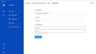 Scheduling a Job with Cleaver