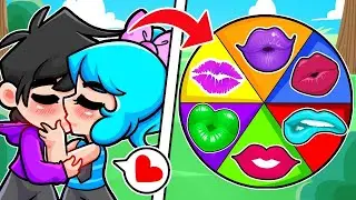 ¡RULETA de BESOS en MINECRAFT! 😱💋 SRJUANCHO Y SRTACATANA SE BESAN en LA RULETA 💏 MINECRAFT