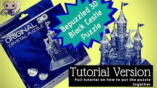 Bepuzzled 3D Crystal Puzzle- The Black Castle- Tutorial Version