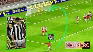Efootball 23 / 100 rated epic del piero - training,skill training,free kick and gameplay.