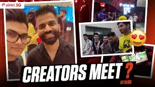WHEN YOU MEET 100 VLOGERS 😂 !! AIRTEL 5G LAUNCH EVENT @airtel