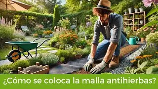 CÓMO COLOCAR LA MALLA ANTIHIERBAS EN EL JARDÍN EN 4 PASOS