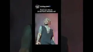 Front row view to Lil Uzi Vert’s shoulder roll