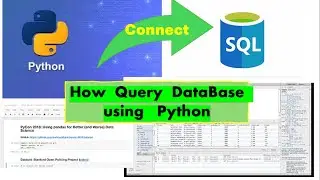 "SQL + Python"|| query data directly in python from database ||Step-by-Step Tutorial 🚀