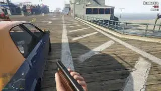 Michael went to relax on the beach! GTA 5